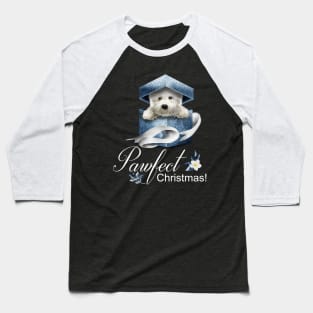 Pawfect Westie Christmas Baseball T-Shirt